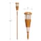 Newhouse Lighting Solar LED Island Torches w/Flickering Flame, Dusk to Dawn, Bamboo, PK4 FLTORCH4 - alternate 3